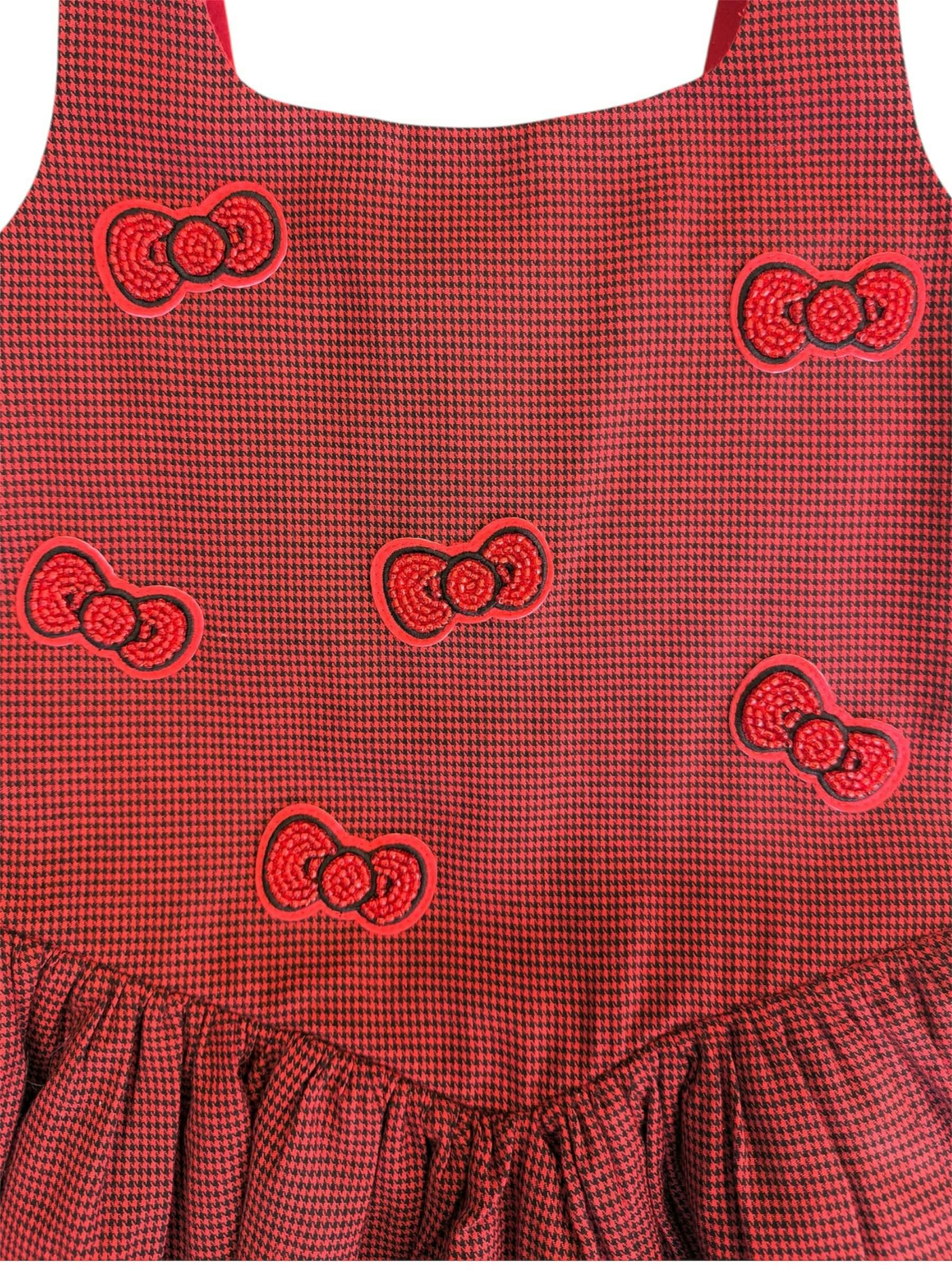 Houndstooth Bow Dress