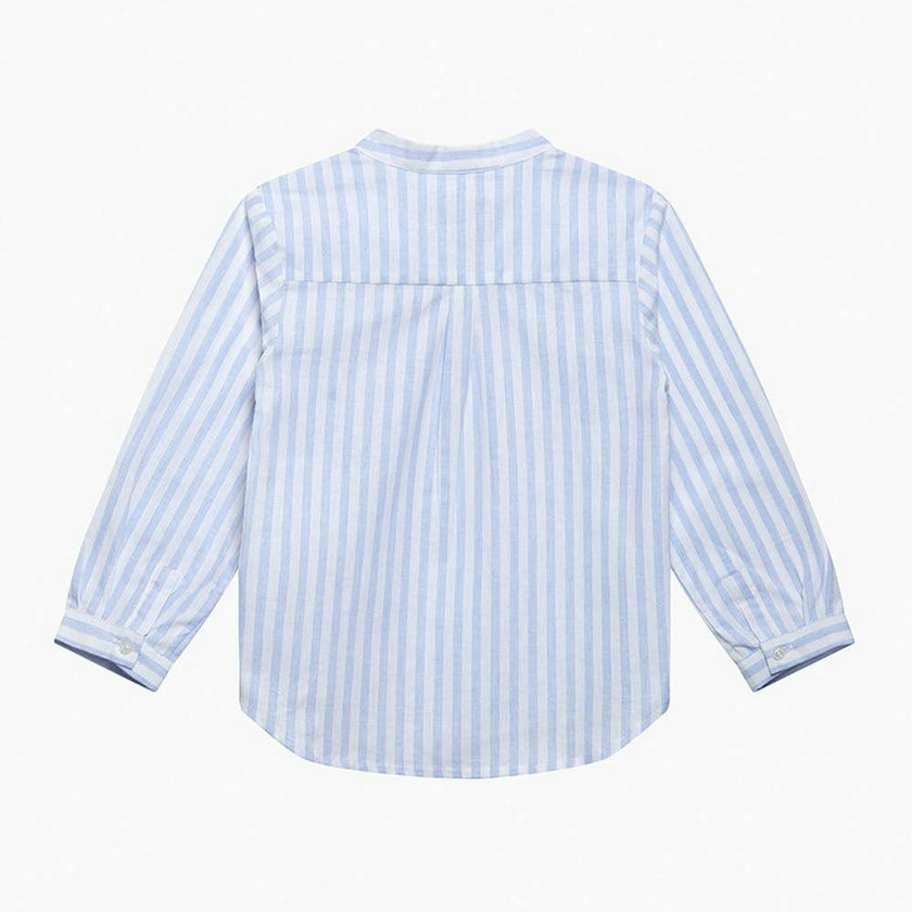 Oscar Shirt in Pale Blue Stripe