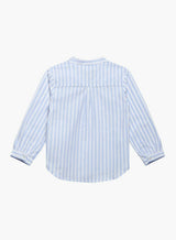 Oscar Shirt in Pale Blue Stripe