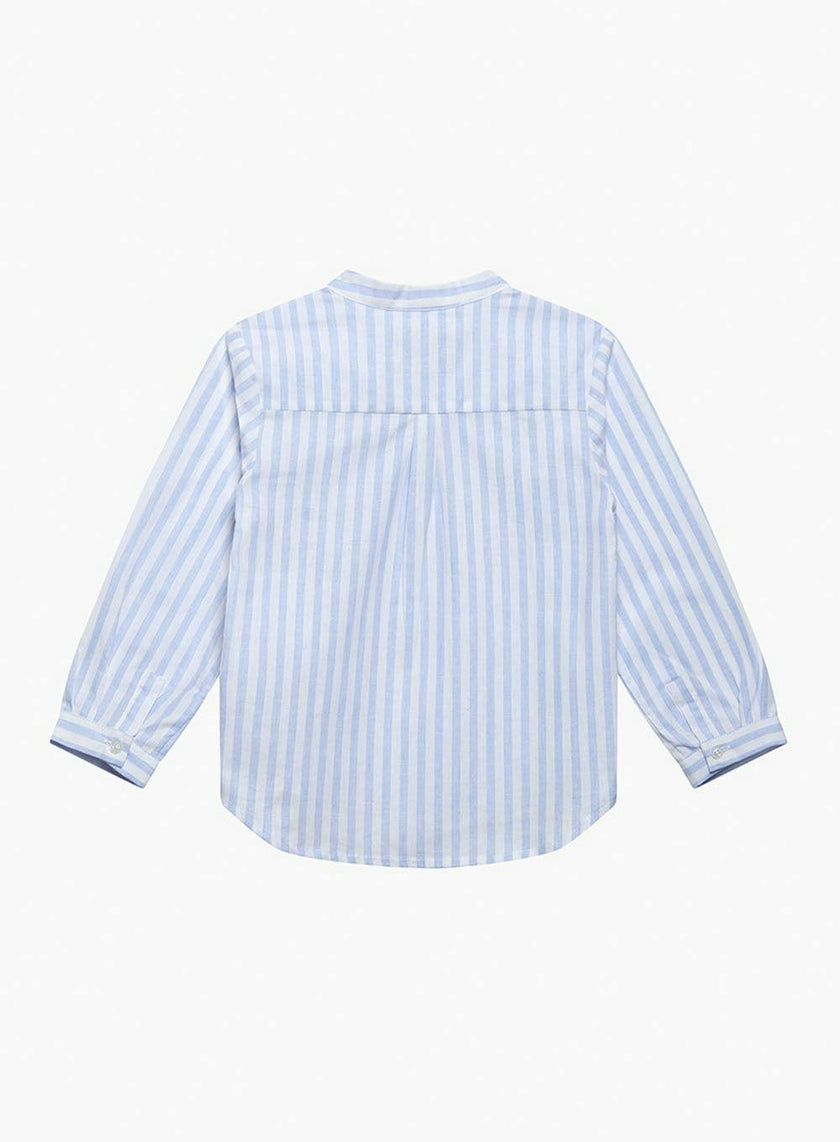 Oscar Shirt in Pale Blue Stripe