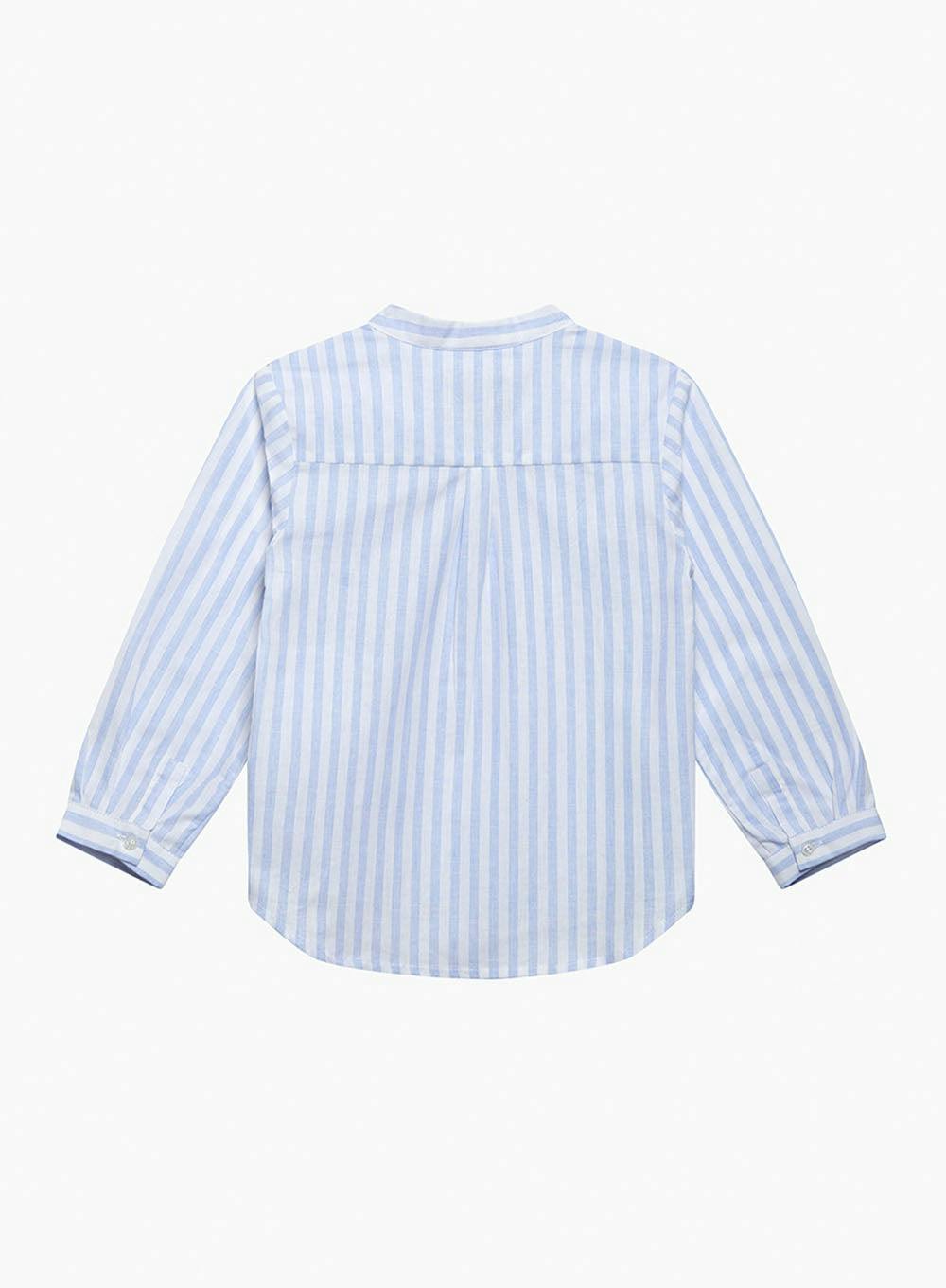 Oscar Shirt in Pale Blue Stripe