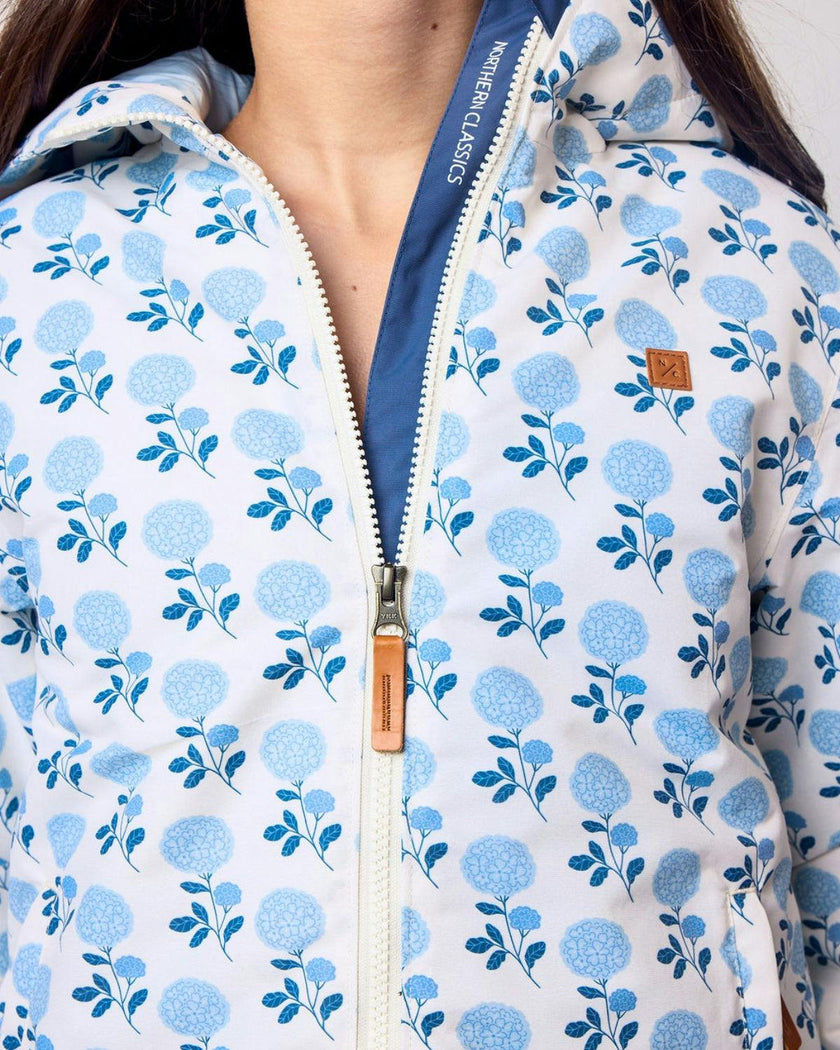 Kids Winter Coat in Hydrangea