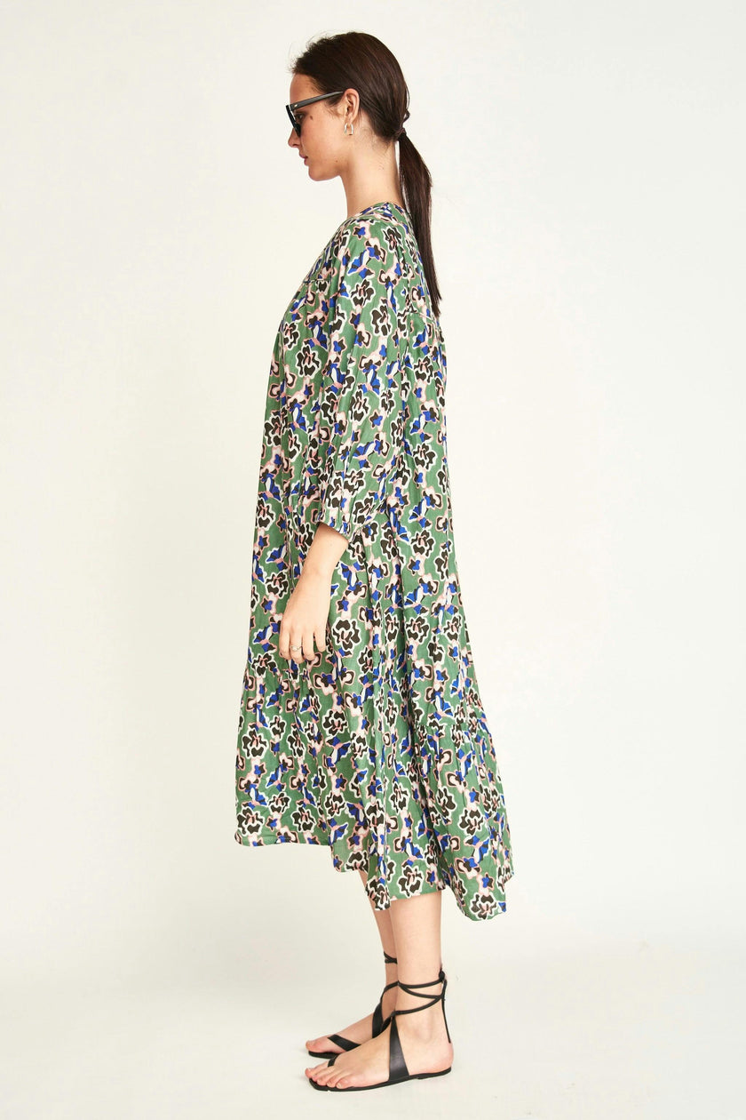 Belem Dress in Mint Orchid