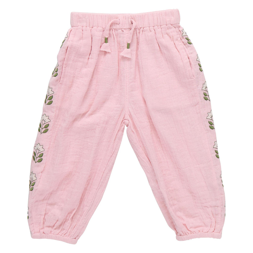 Girls Kiran Pant - Carol Blush