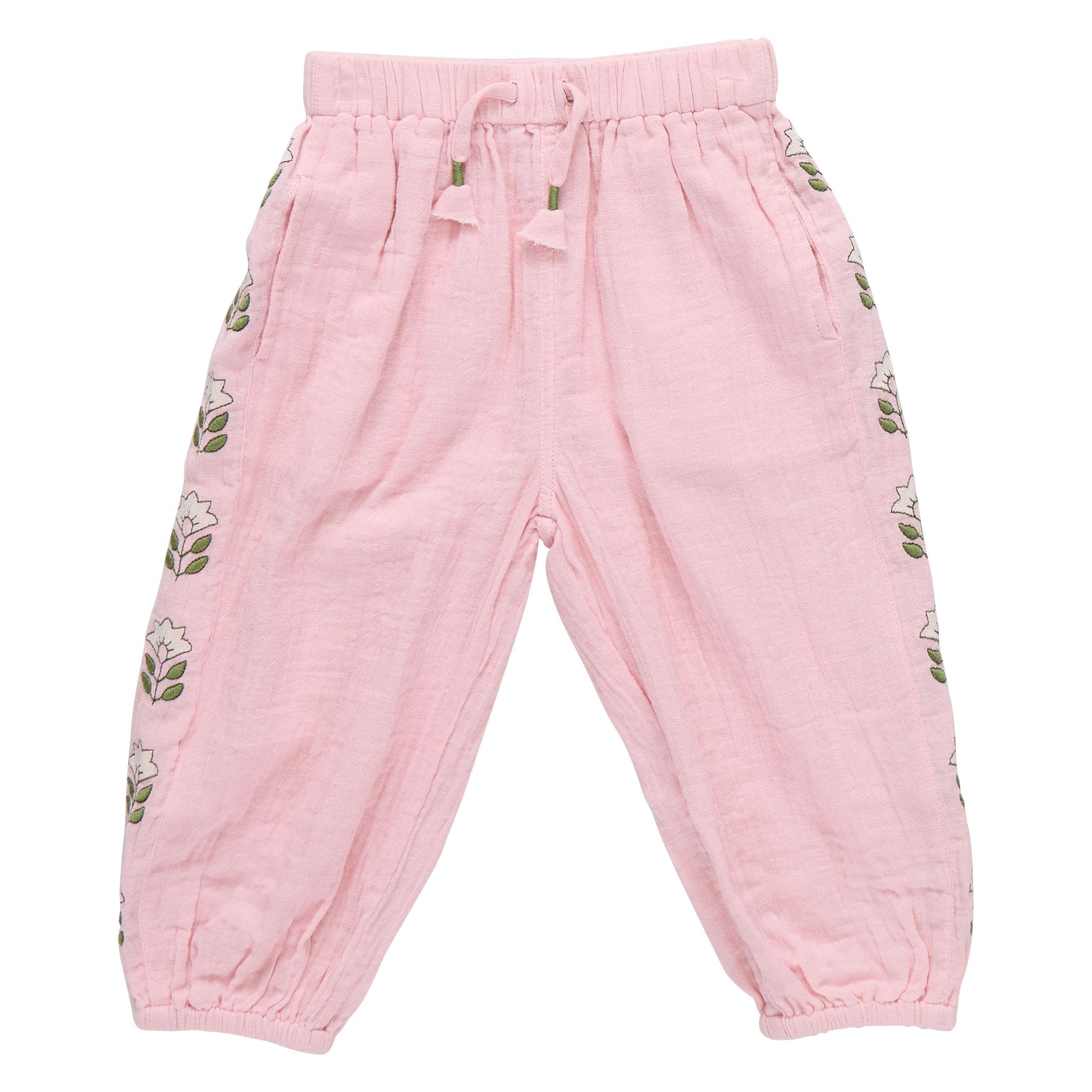 Girls Kiran Pant - Carol Blush