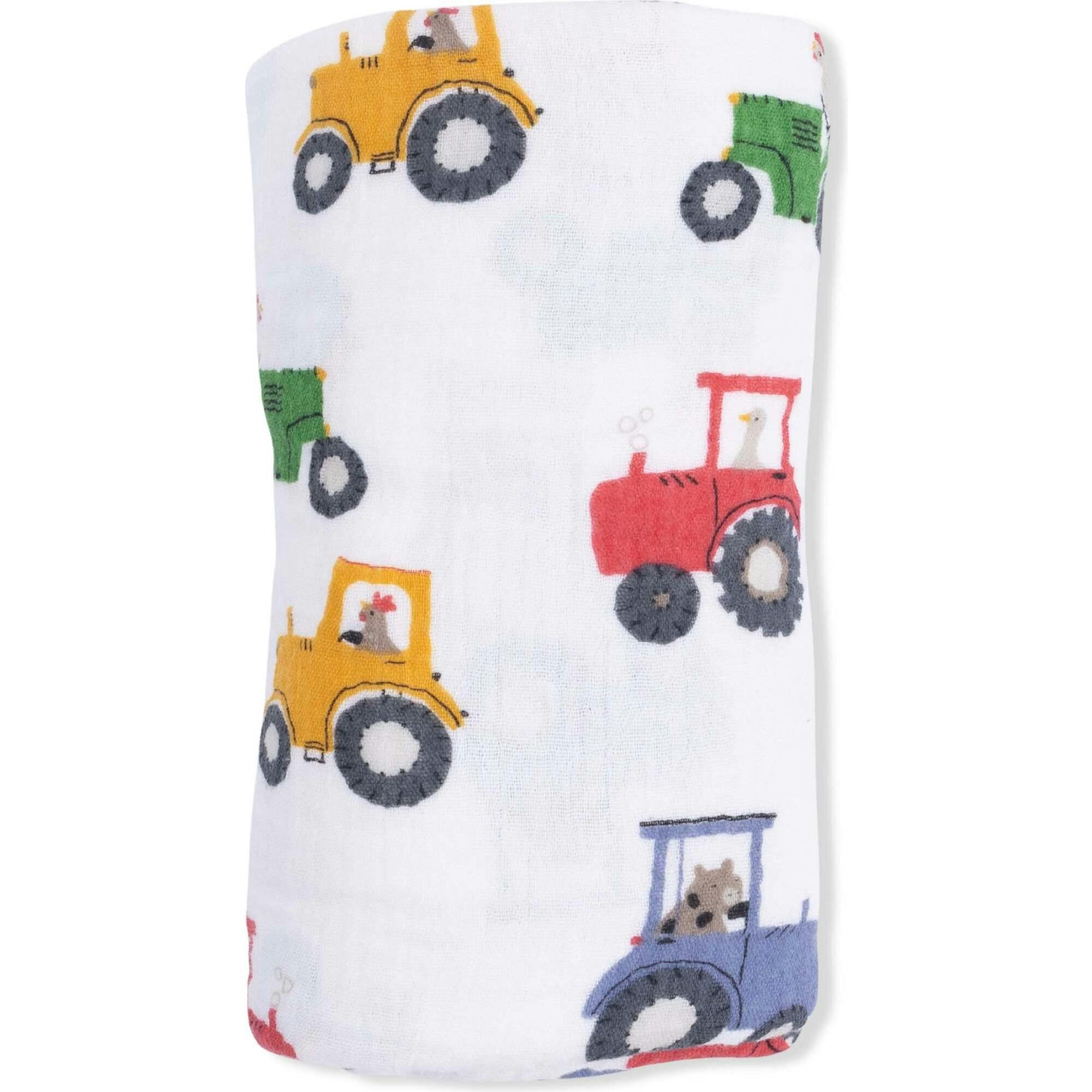Tractor Friends - Swaddle Blanket