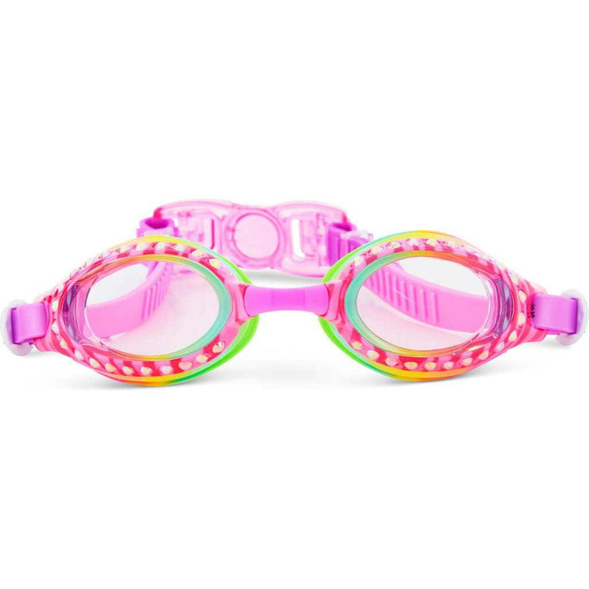 Animal Print Rhinestone Youth Swim Goggle