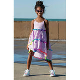 St. Barths Pom Pom High Low Dress