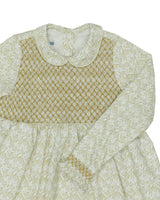 Smocked Dress in Louisa Flower