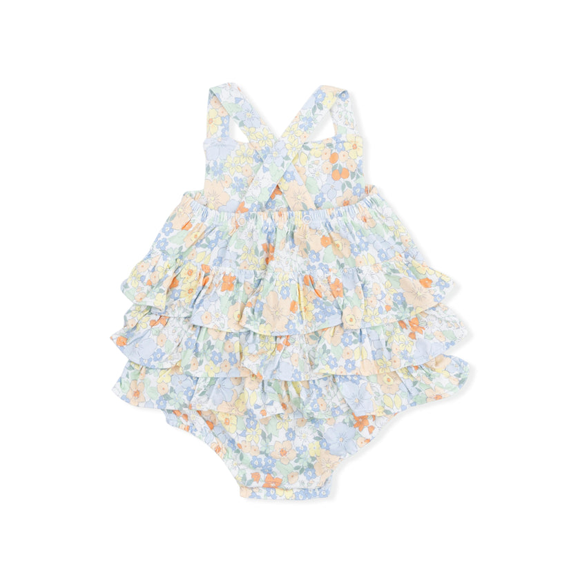 Georgia Floral - Ruffle Sunsuit