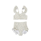Ruffle 2 Piece Bikini | UPF + Recycled - Scandi Floral