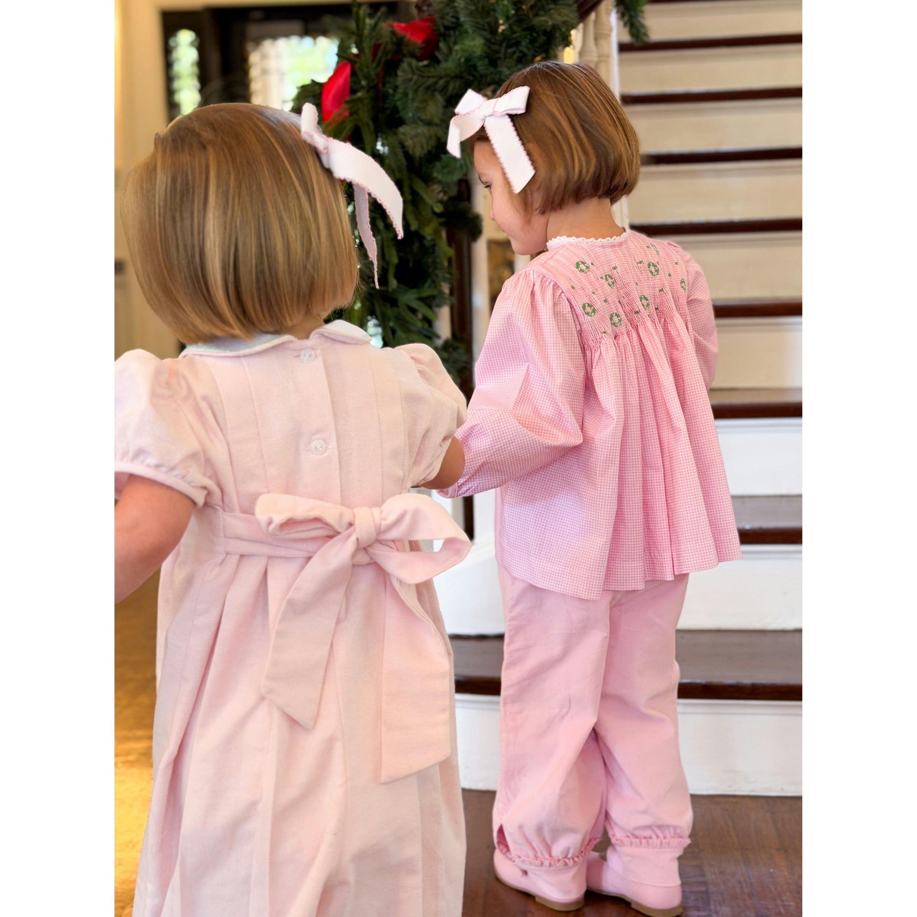 Smocked Wreath Set