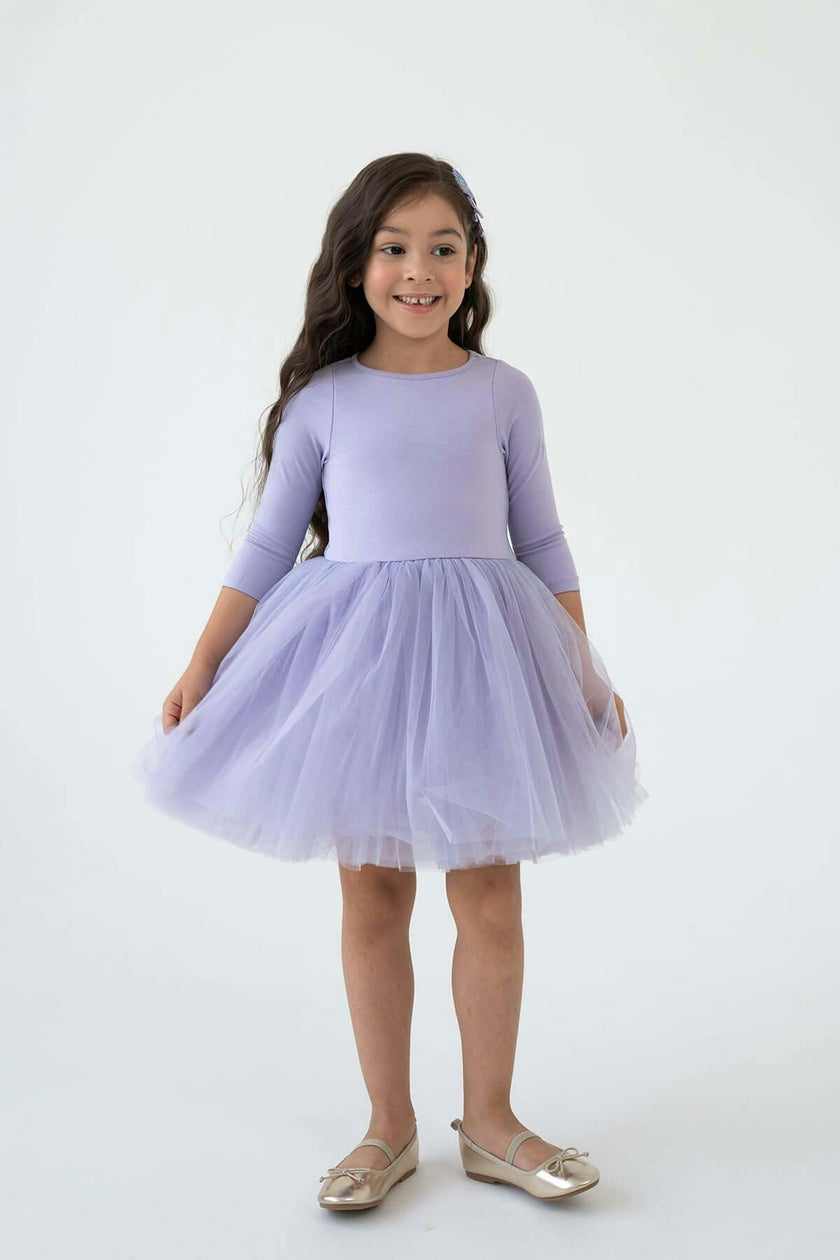 Purple Bloom Tutu Dress