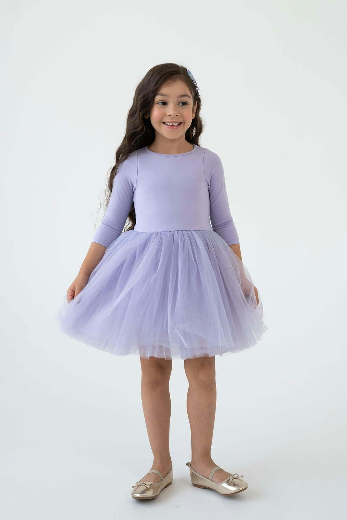 Purple Bloom Tutu Dress