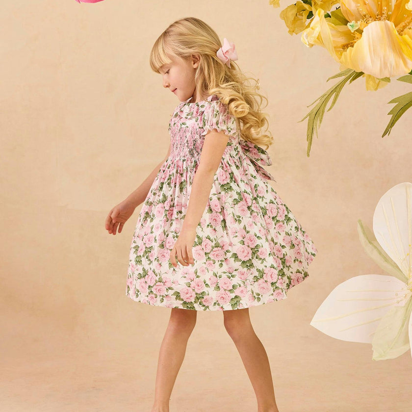 Carline Rose Smocked Dress