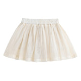 Cream Bow-Tie Skirt Set