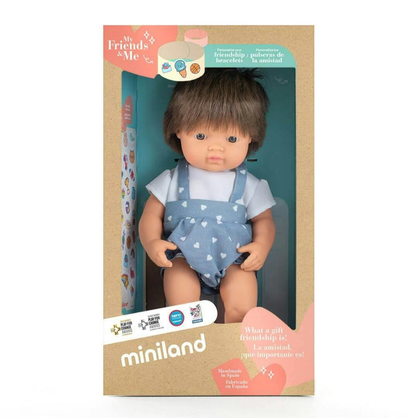 My Friends and Me Collection Baby Boy Doll with Brown Hair - 15"