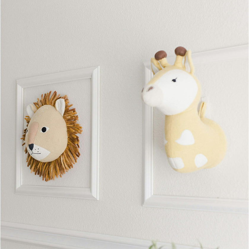 Plush Head Wall Décor