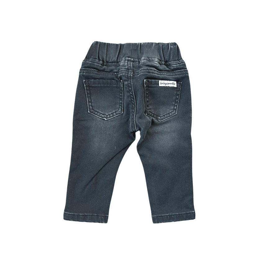 Boys Denim Jeans in Black Wash