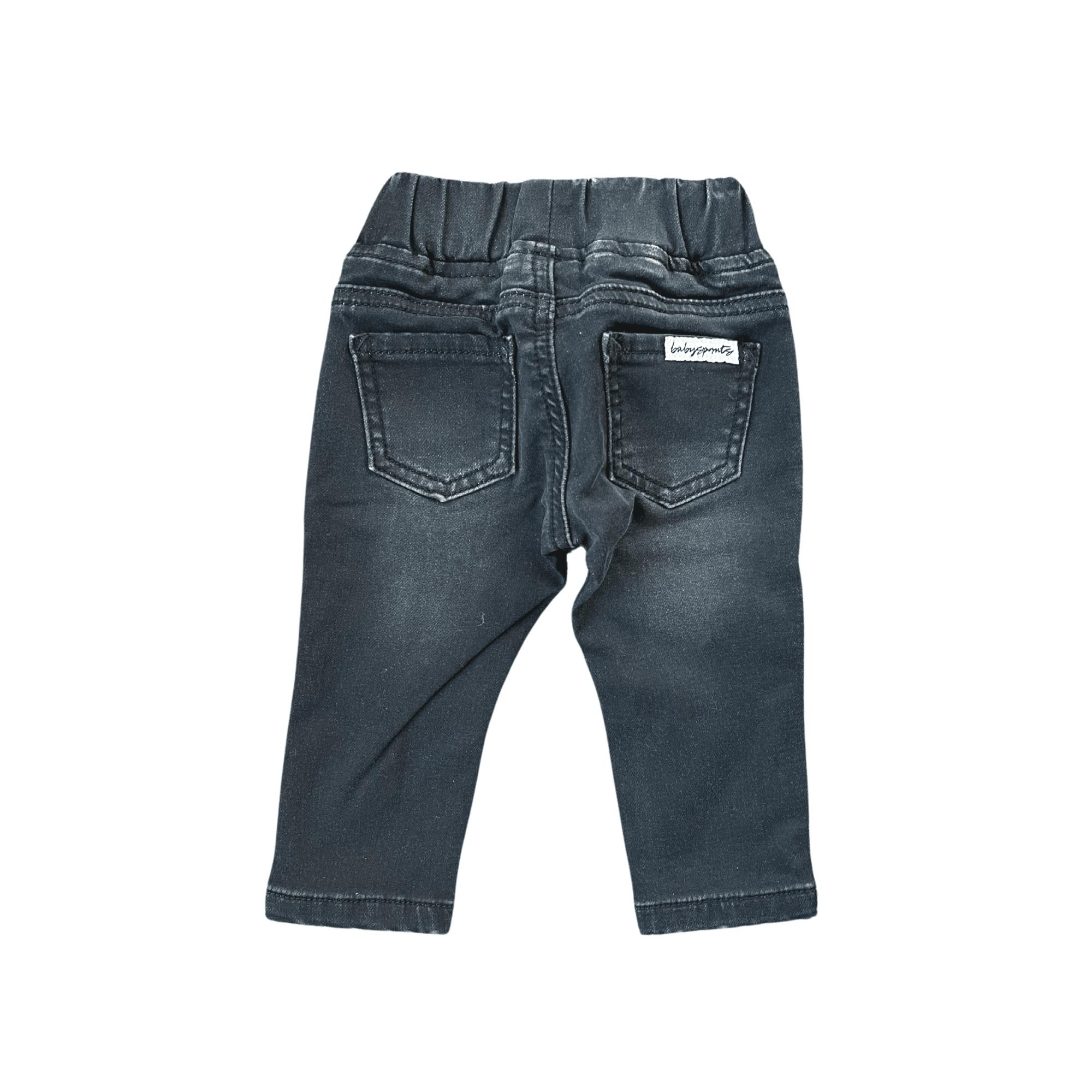 Boys Denim Jeans in Black Wash