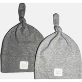 Cotton Top Knot Beanie