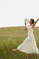 Alaina Dress in Ivory