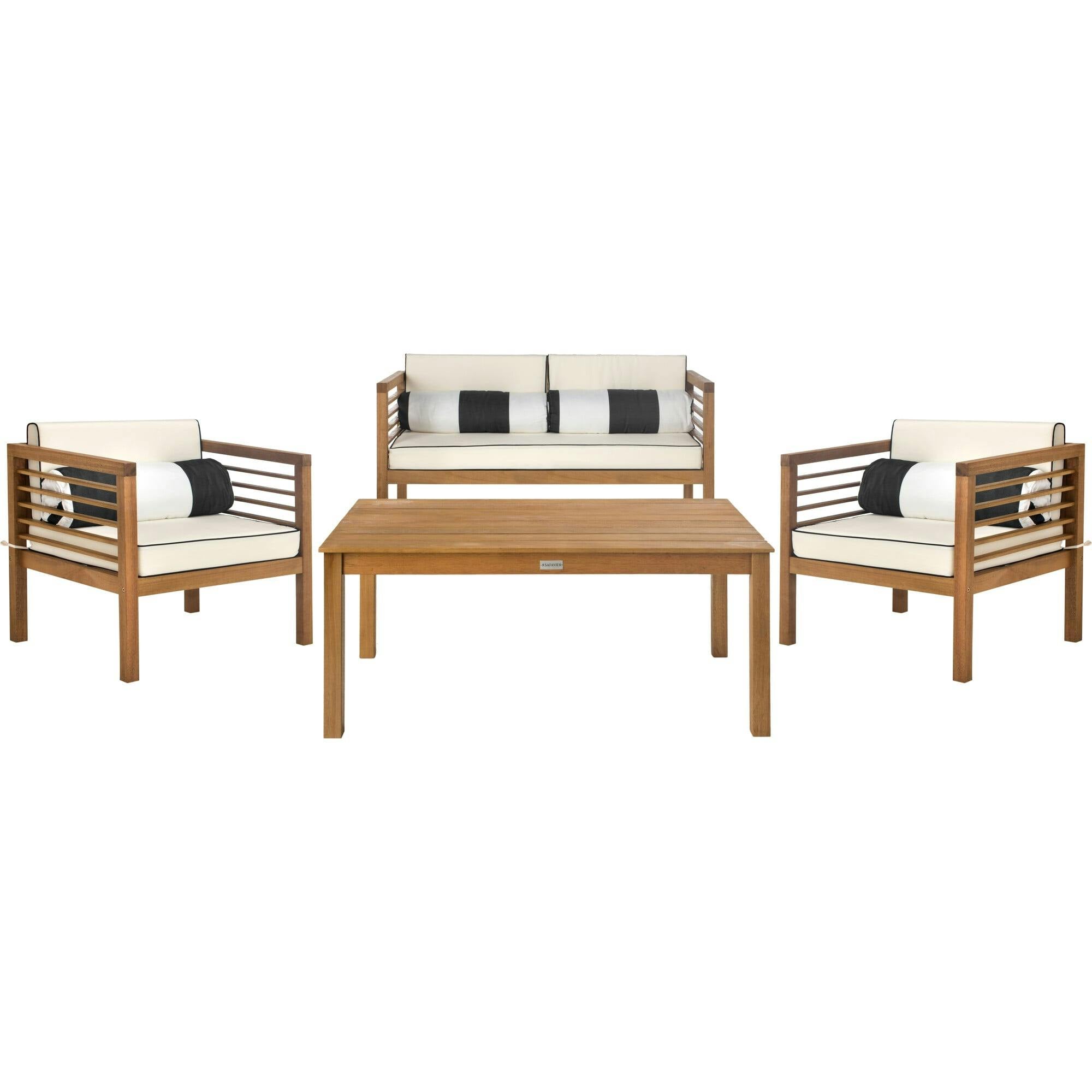 Alda Eucalyptus 4-Piece Outdoor Set