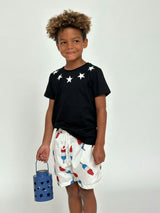 Bomb Pop Swim Shorts, Blue