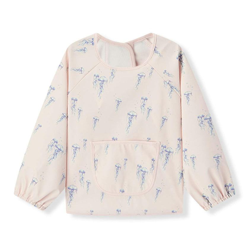 Sunset Jellyfish Long Sleeve Pocket Bib