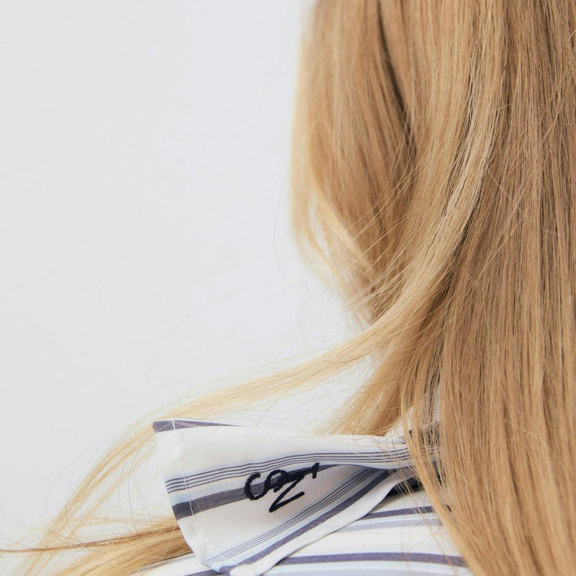 Estela Woman Neck Scarf Infinite Navy Stripes