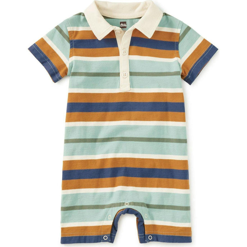 Polo Baby Romper, Green
