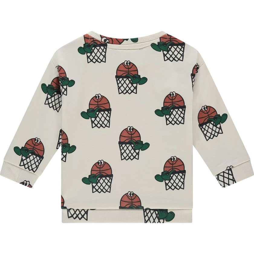 Allover Basketball Crewneck