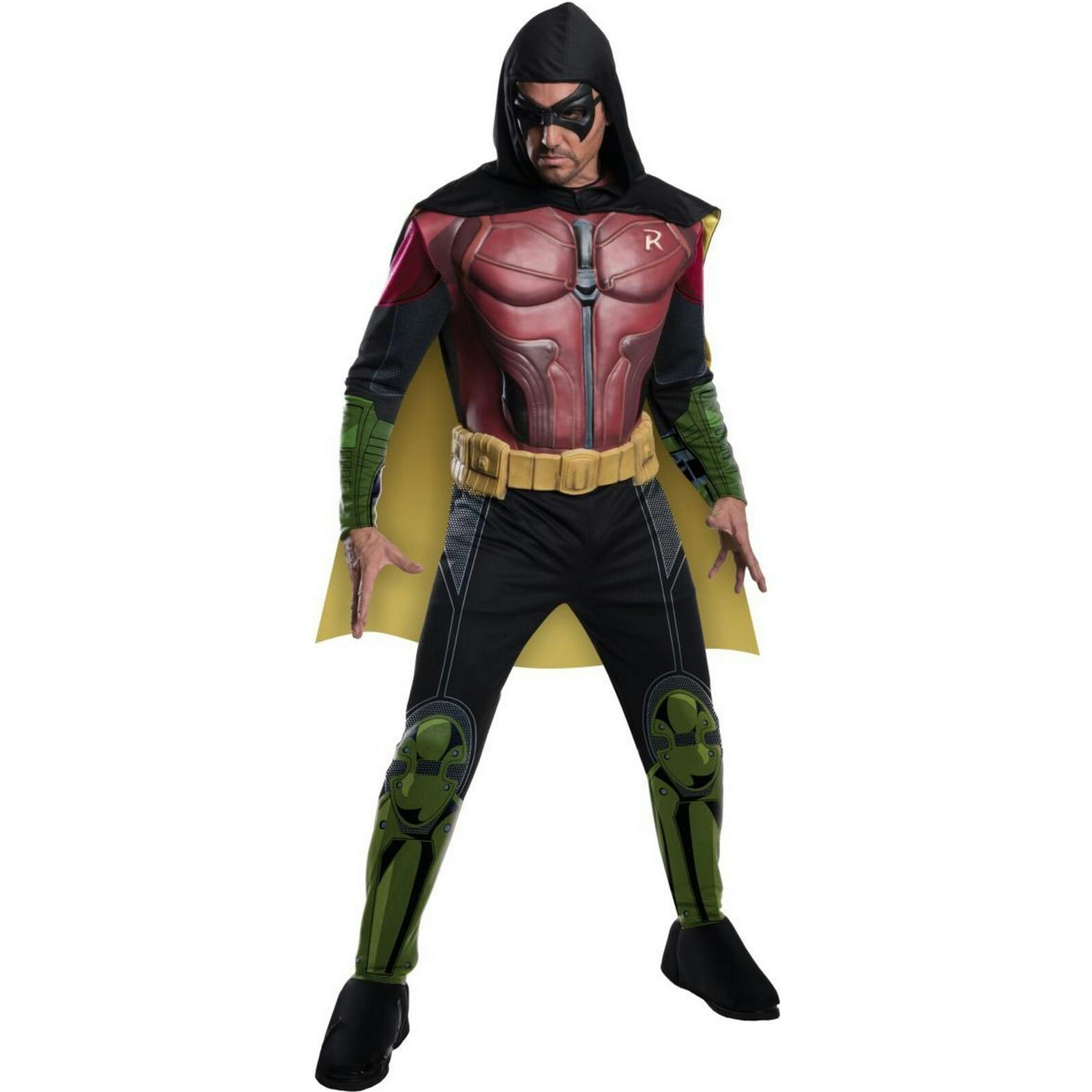DC Comics Muscle Chest Robin Arkham Mens Costume
