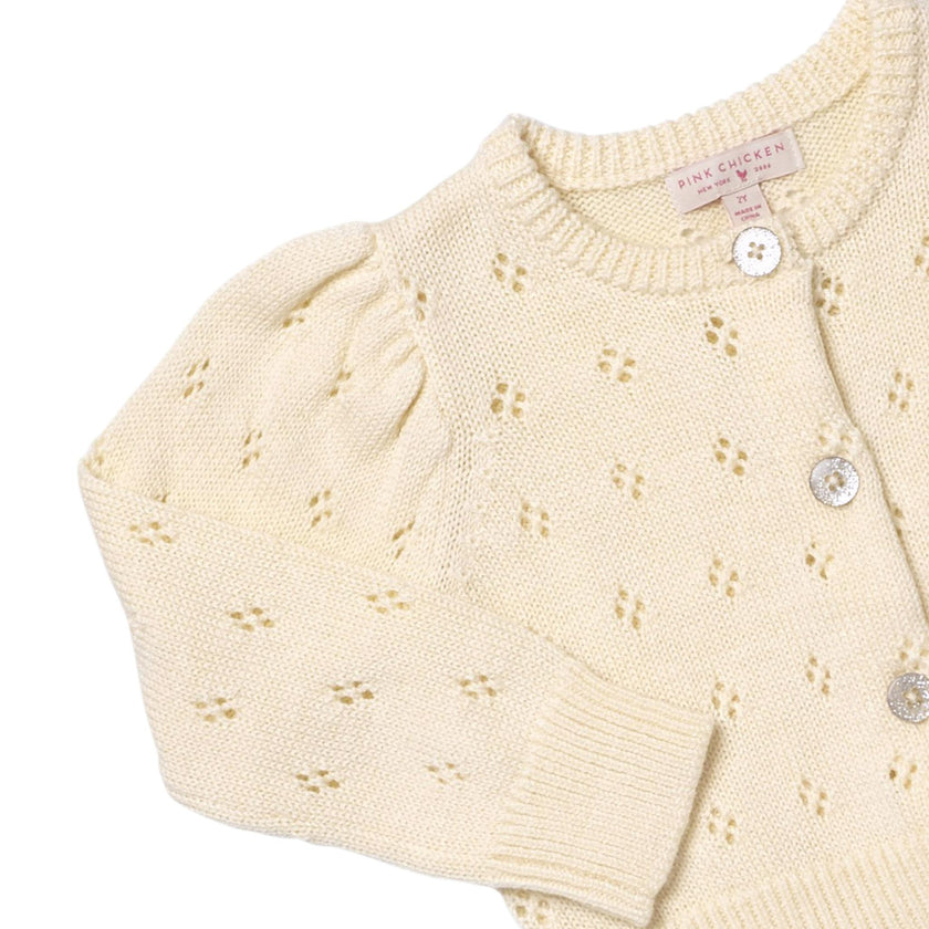 Girls Connie Sweater - Ivory