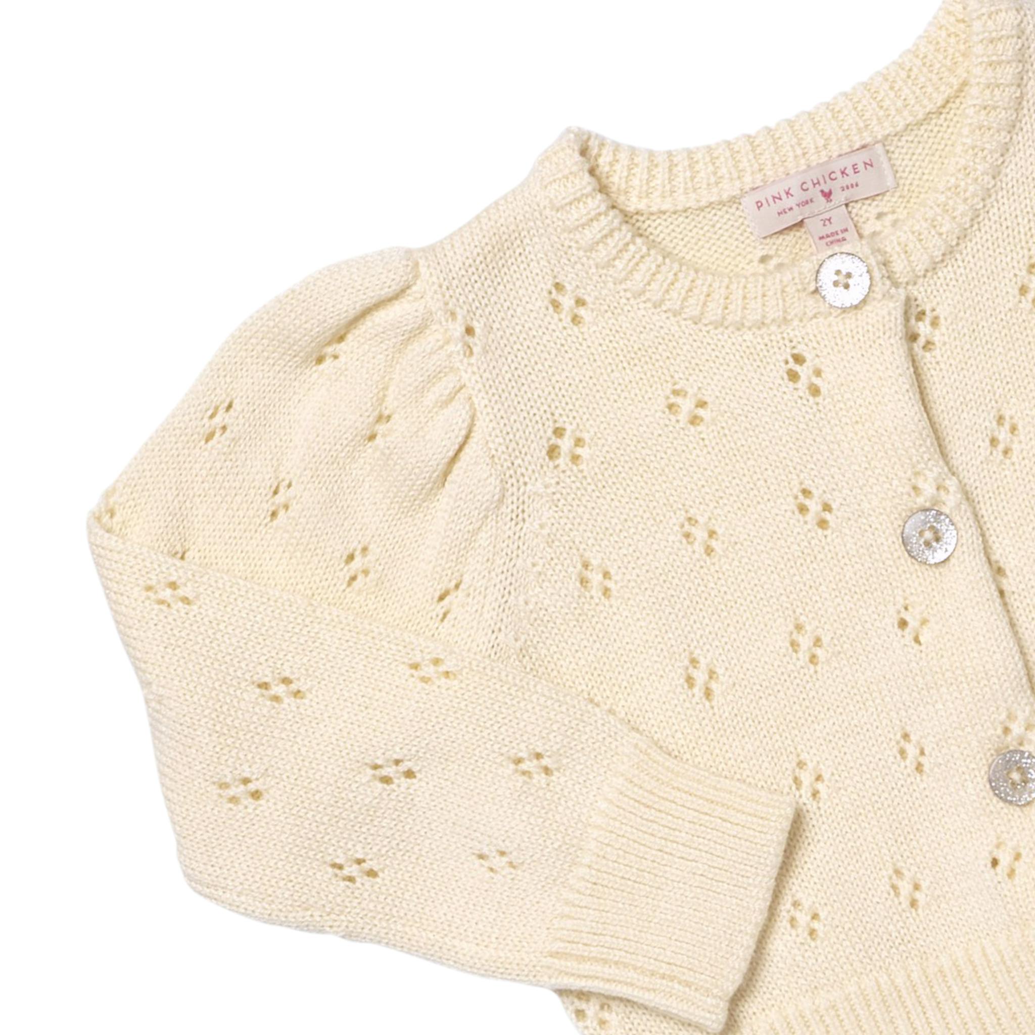 Girls Connie Sweater - Ivory