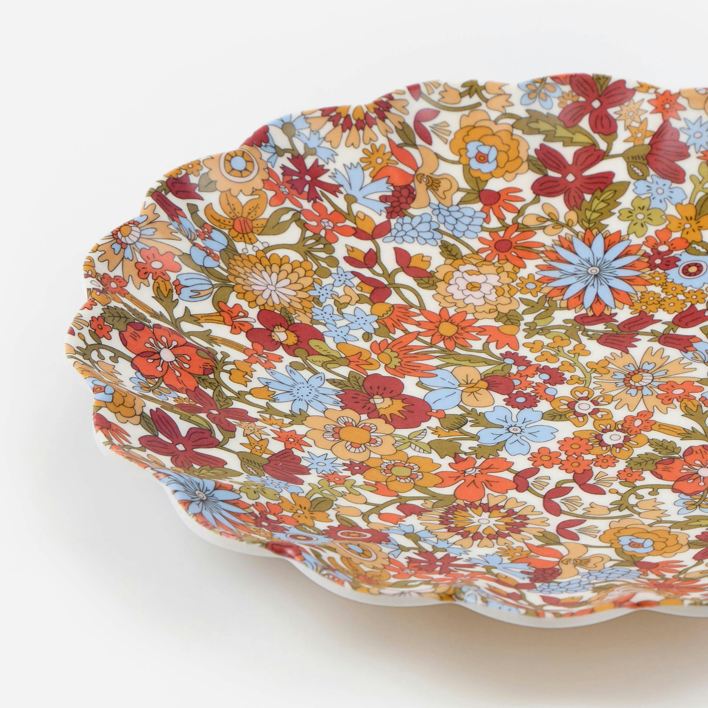 Meri Meri x Liberty Rustic Hues Reusable Small Plates