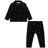 Dot Print Grandpa Style 2Pc Set