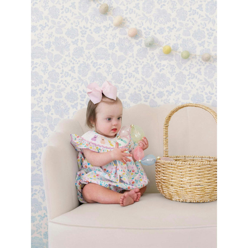 Serenity Bunny Smocked Bubble