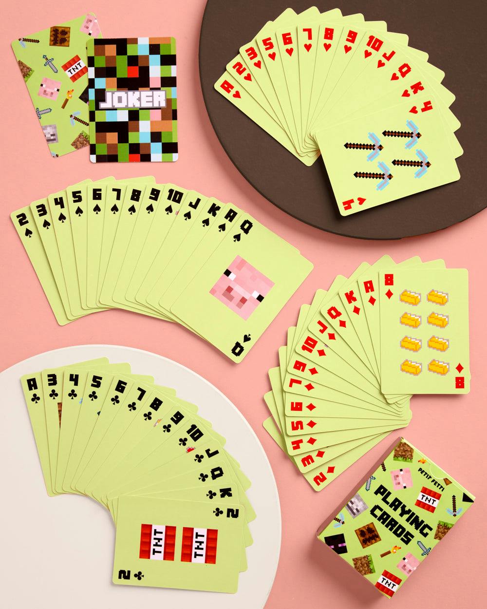 Pixel Mining Gamer Cards - 54 playing cards