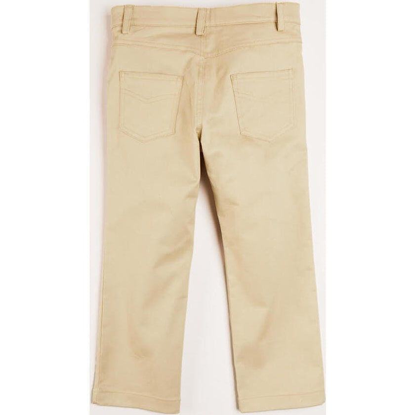 Plain Five Pocket Chino Trousers in Camel (4-10yrs)