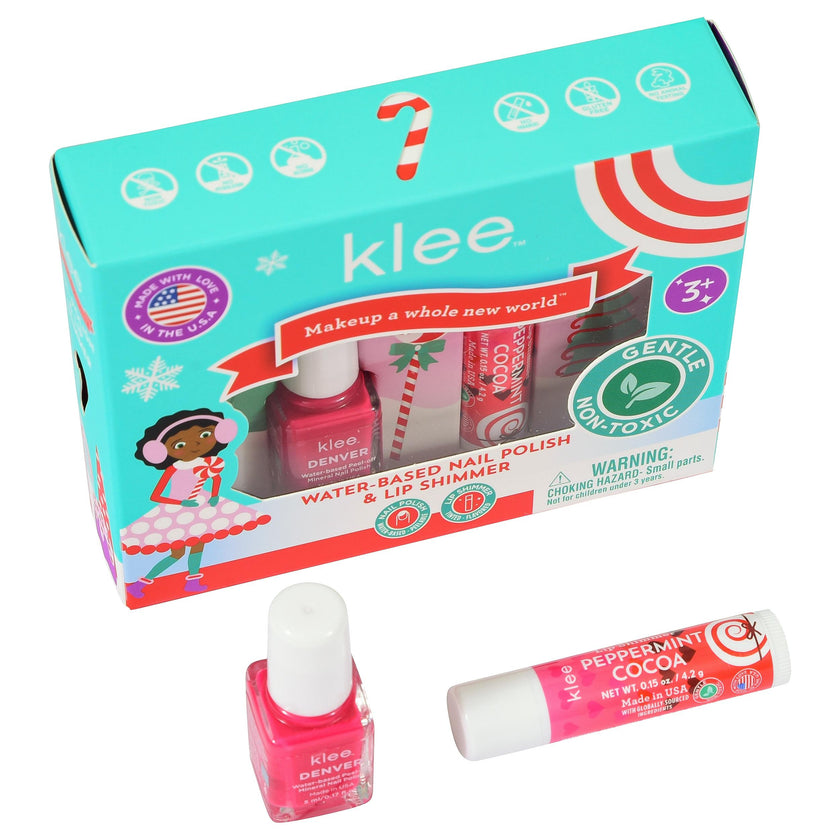 Angels' Grace - Kids' Holiday Nail Polish and Lip Shimmer Set