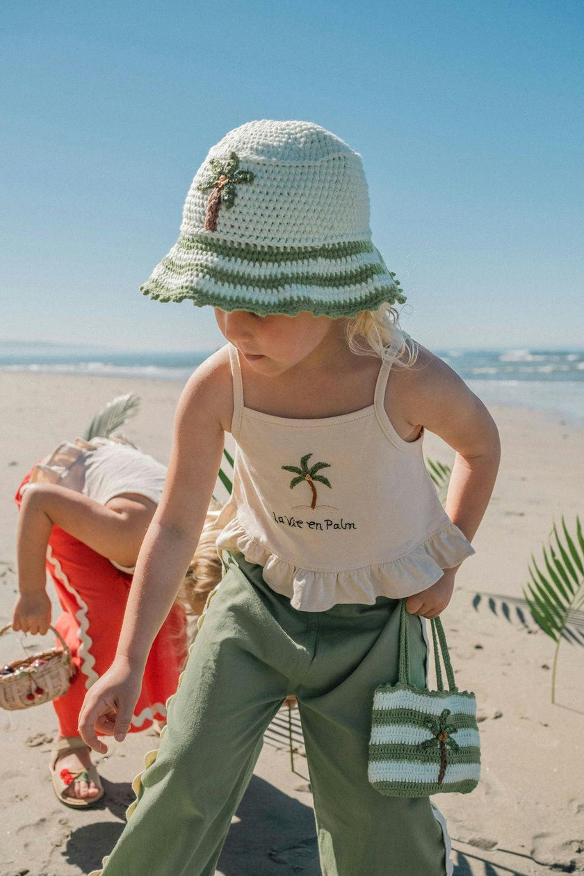 Wide-Leg Pant Set in La Vie en Palm