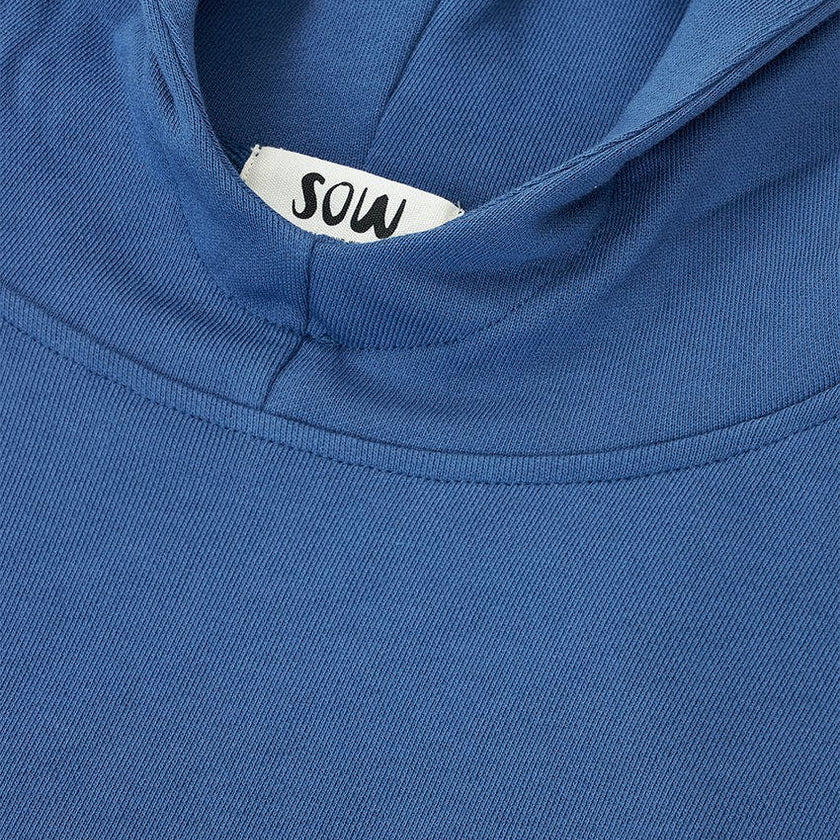 Relaxed Cotton Hoodie With Print
