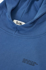 Relaxed Cotton Hoodie With Print