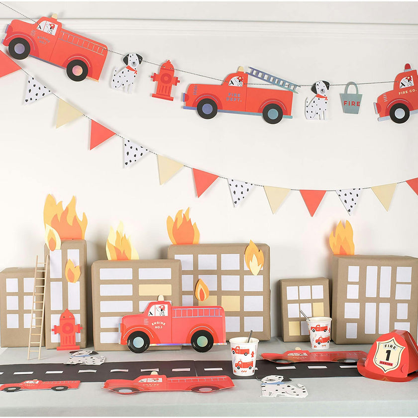 Fire Truck Garland Set