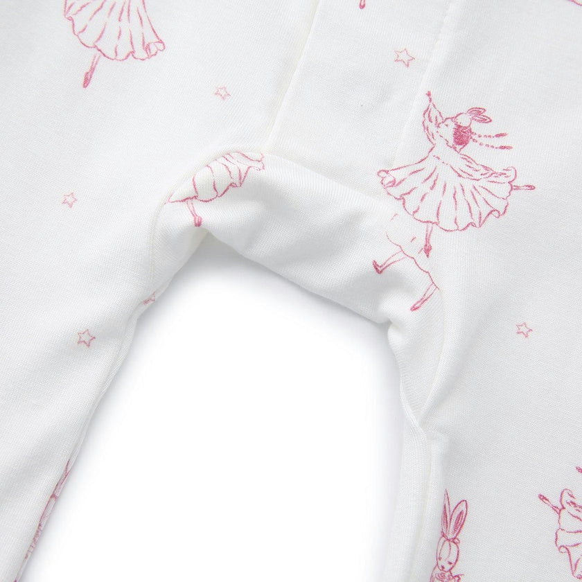 Bamboo Footie Pajama Sleepsuit - Princesse Rose