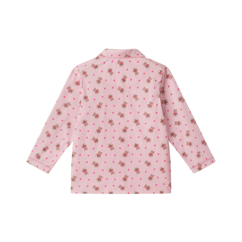 Girls & Tween Pajama Set | Teddy Hearts