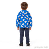 Reversible Color-Changing Puffer Jacket | Dog Print