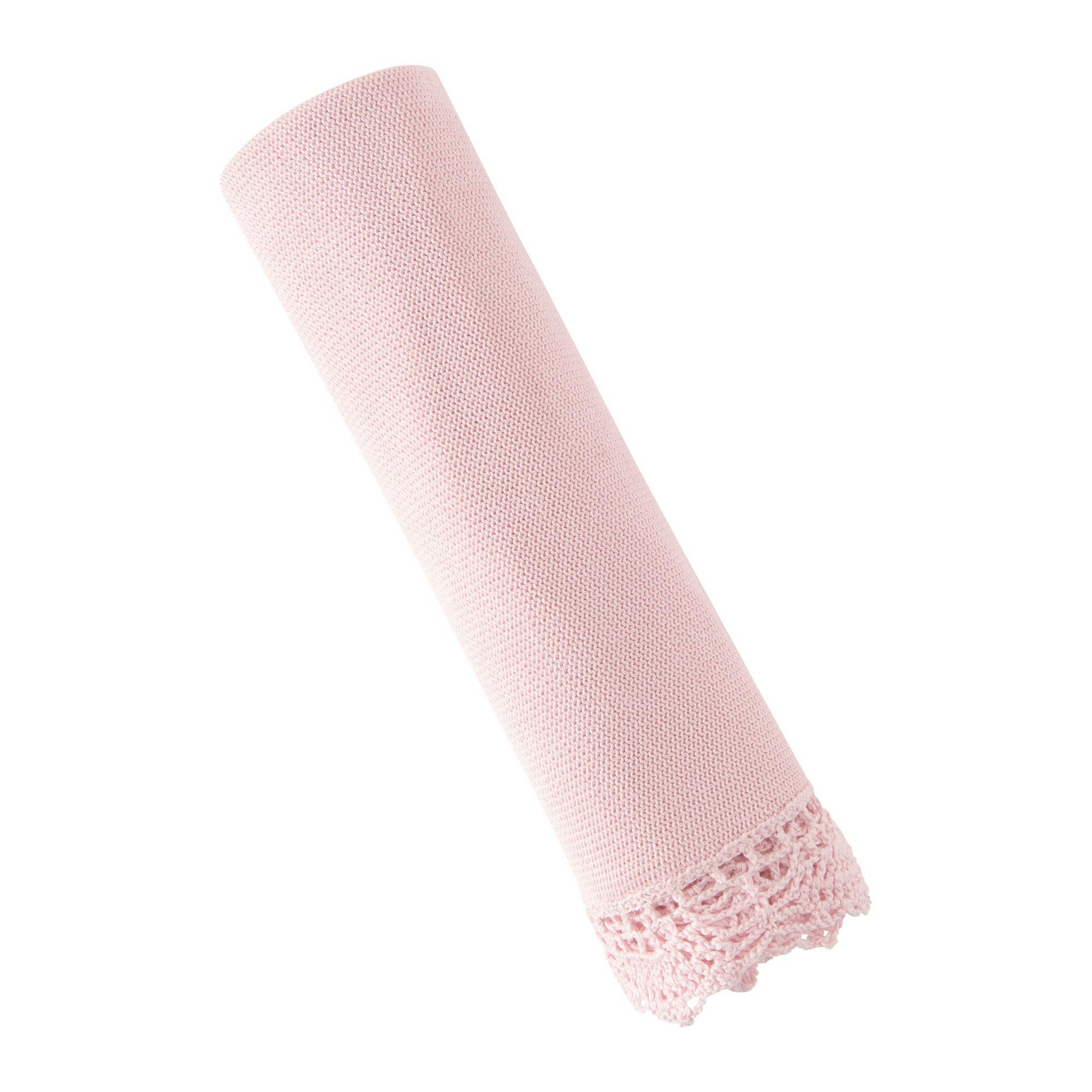 Pima Pink Crochet Blanket