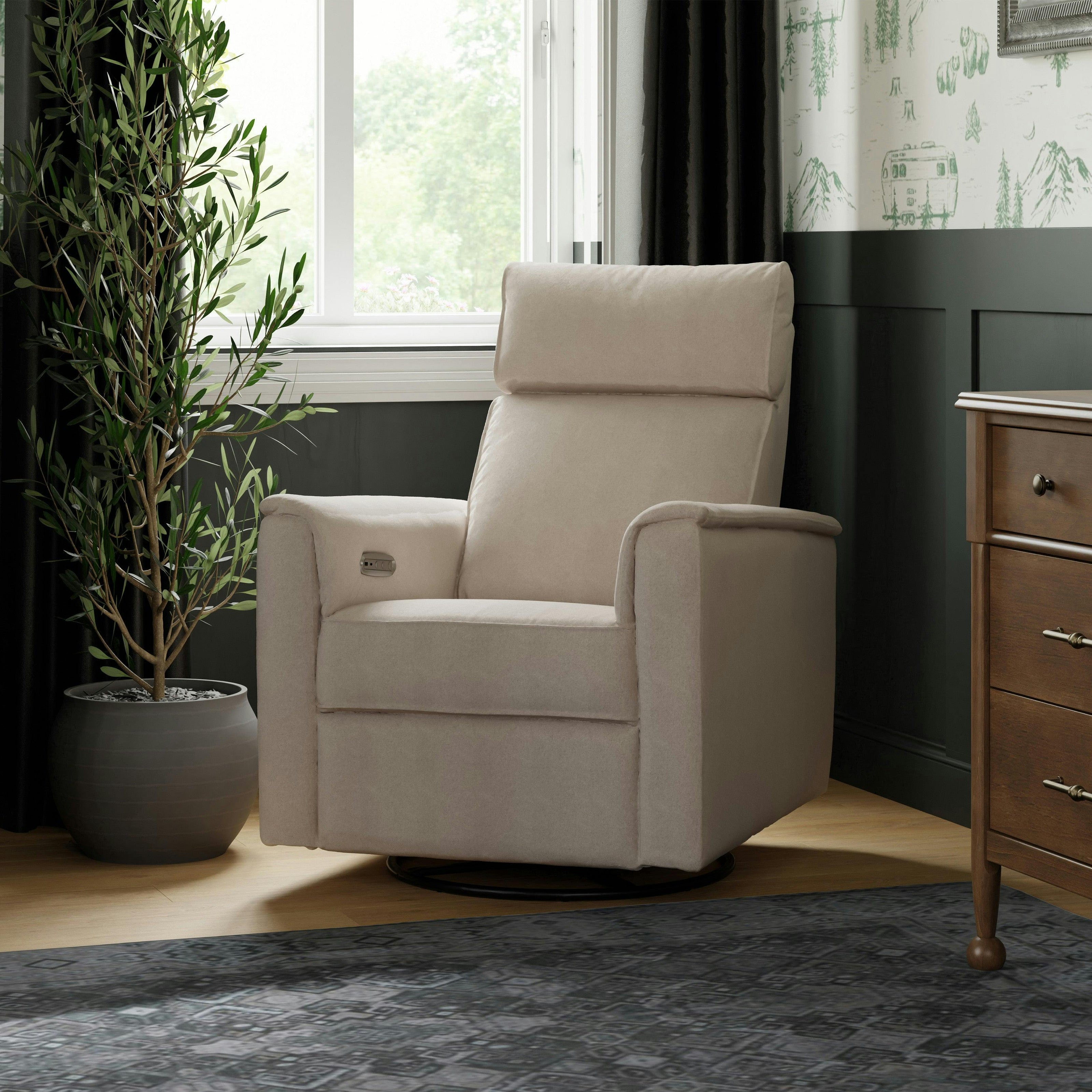 Namesake Willa Plus Power Glider Recliner w/ Power Headrest
